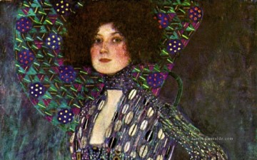 Emilie Floge 1902 Symbolik Gustav Klimt Ölgemälde